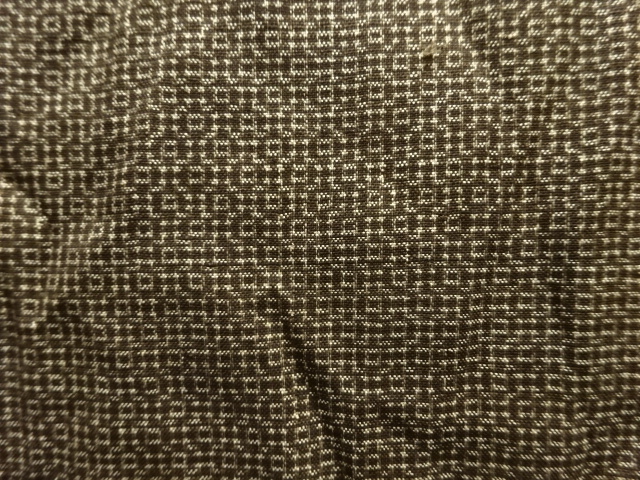 JAPANESE KIMONO / ANTIQUE MENS KIMONO / SILK / DORO OSHIMA TSUMUGI